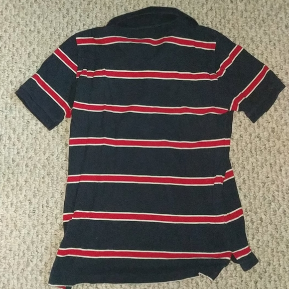 Polo boys red & blue striped shirt - Picture 2 of 4